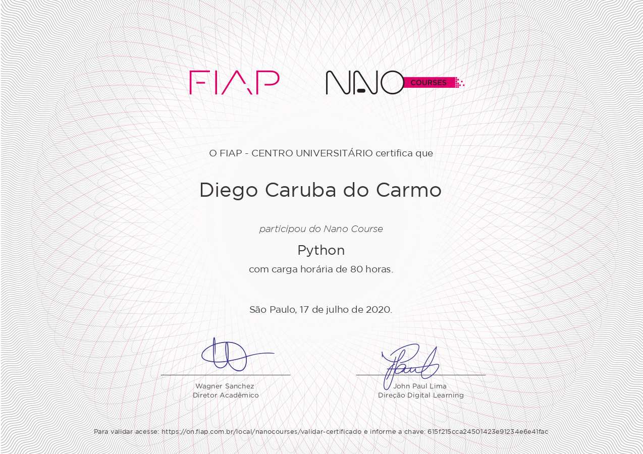 Diego Caruba - Software Engineer | Python | NodeJS | FastAPI | Flask ...
